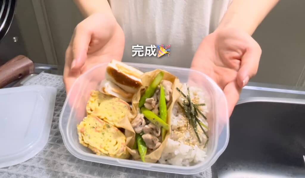 一口コンロでお弁当作り