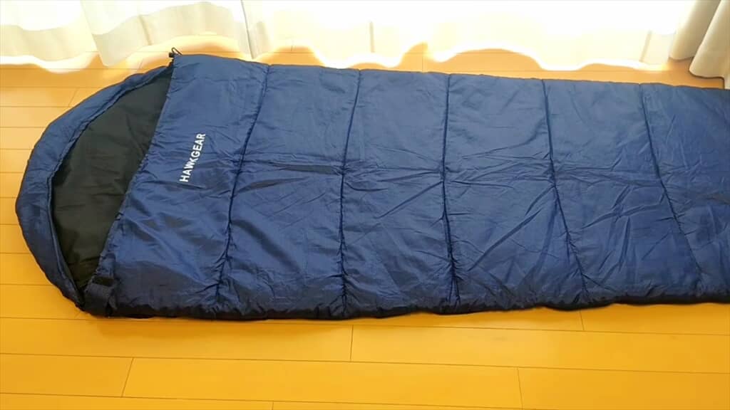 せっかくの寝袋を捨てずに済みました