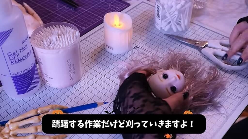 髪はすべて刈ってしまいます