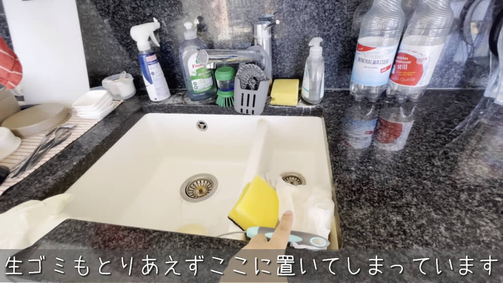 使い方が不明な二槽式シンク