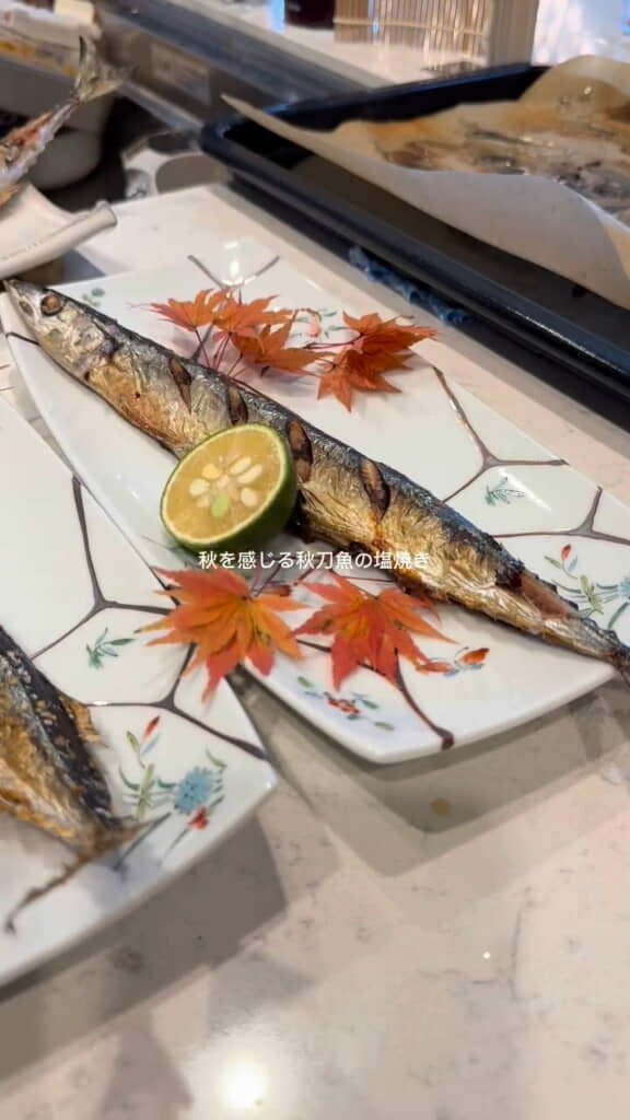 サンマの塩焼き