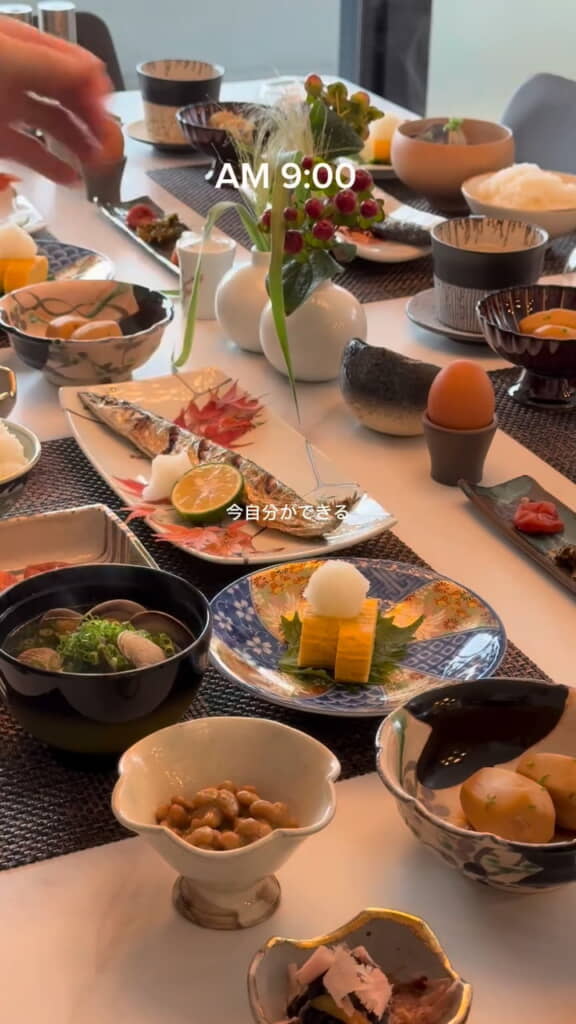 最高の和朝食!