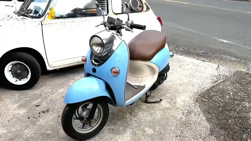 バイトして買った22年前のヤマハ・ビーノ50cc
