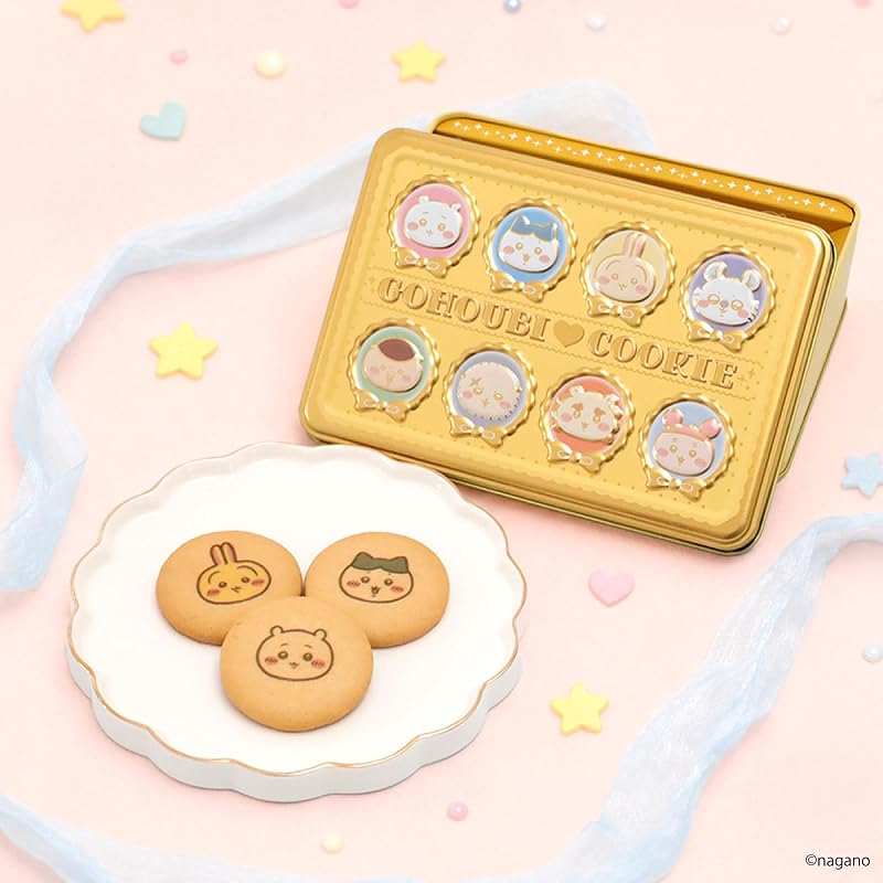 長登屋 ナガトヤ ちいかわごほうびプリントクッキー缶 8枚入