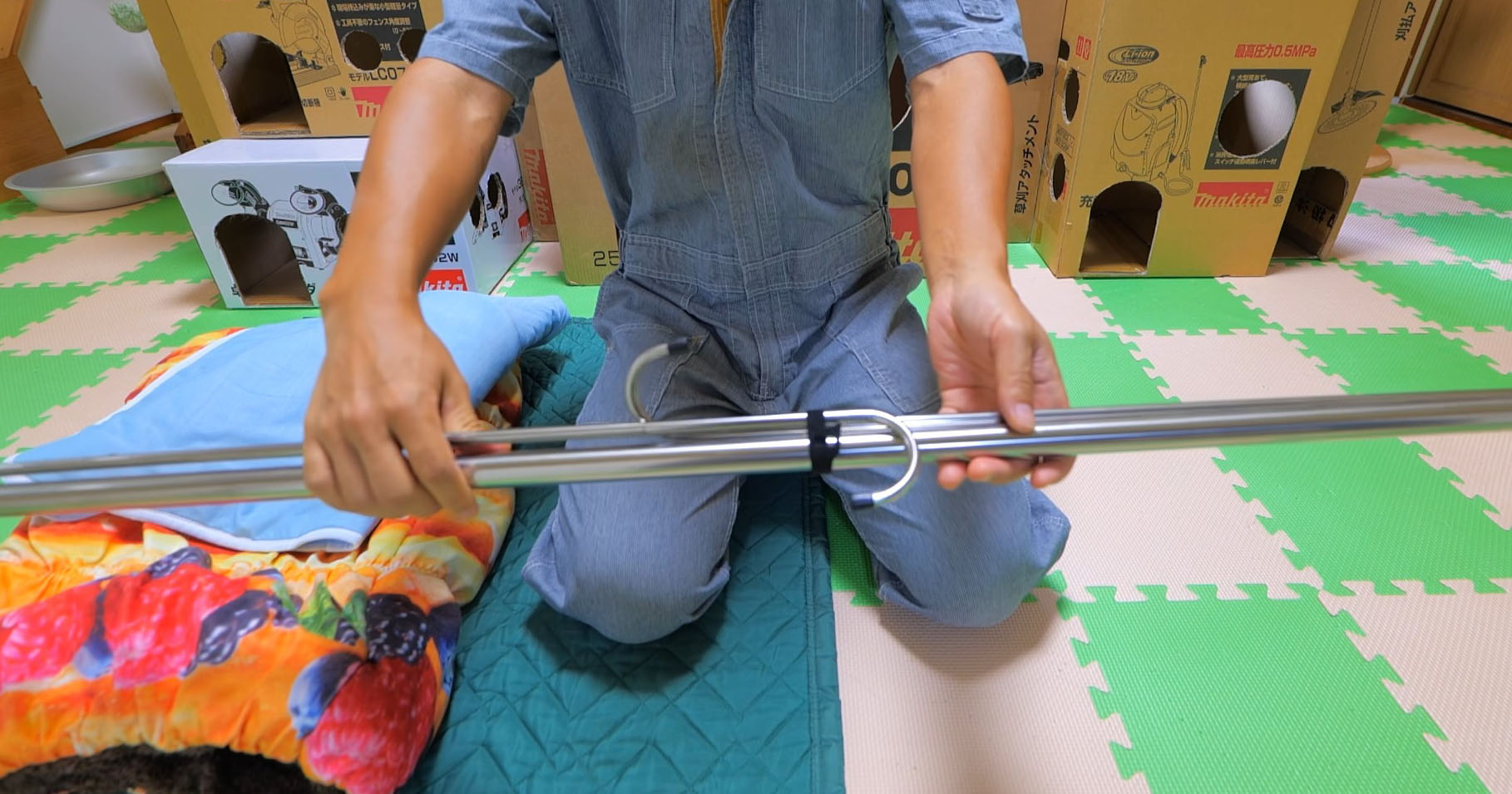雨の日、大きな洗濯物を干したい→5秒で設置できる“まさかのDIY”に「便利ですね」「良いことずくめ」 | リフォーム・リノベーション・DIY ねとらぼ