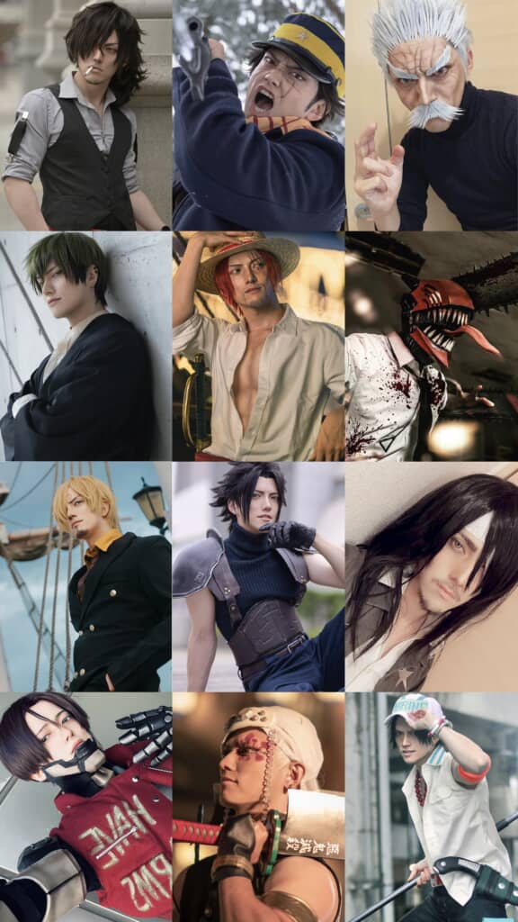 フッキーさんがこれまで挑戦したコスプレ