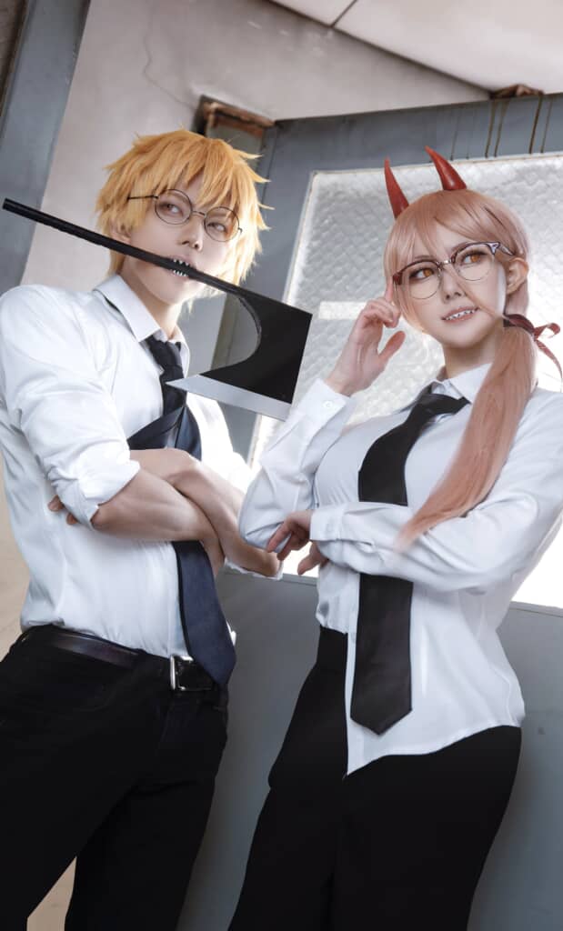 フッキーさん&夢彩さんのコスプレ合わせ