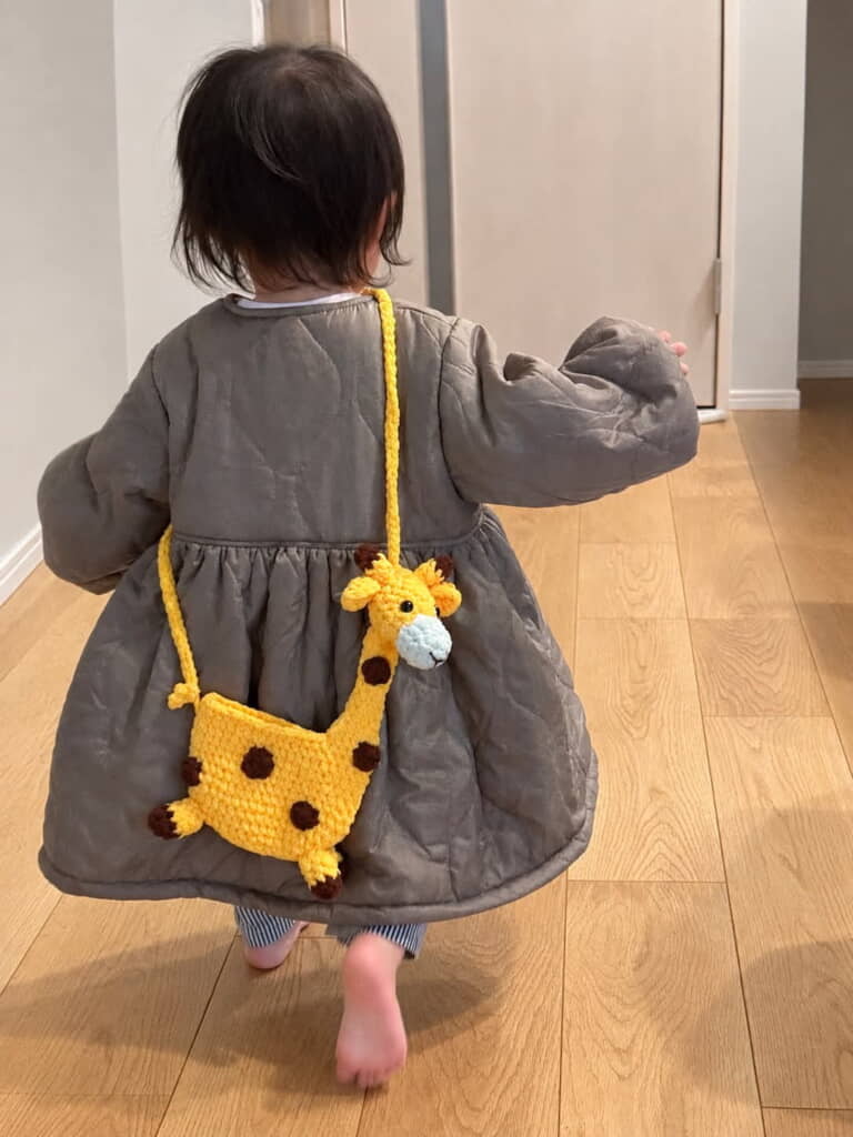 キリンさんのポシェットがまた最高！