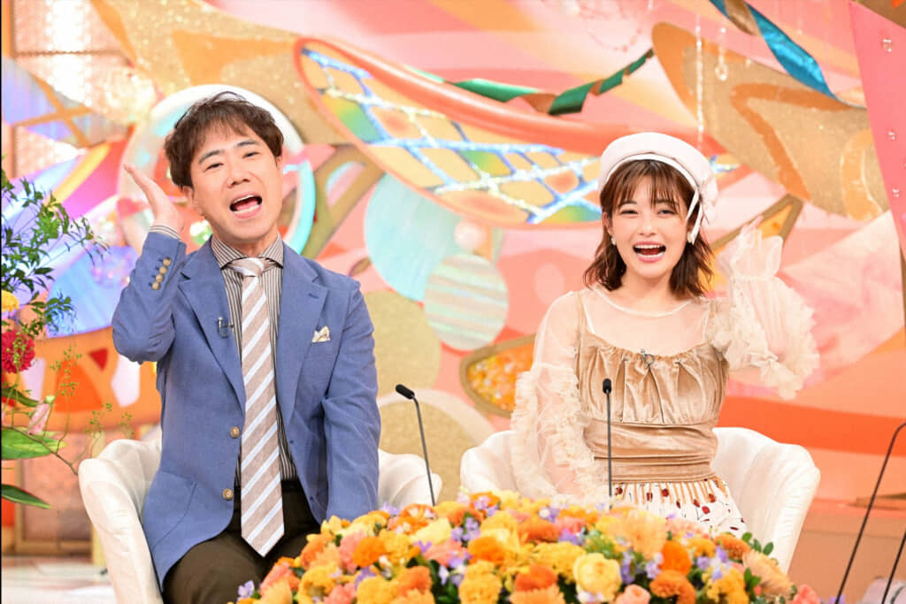 （左から）藤井隆さん、井上咲楽さん （C）ABCテレビ